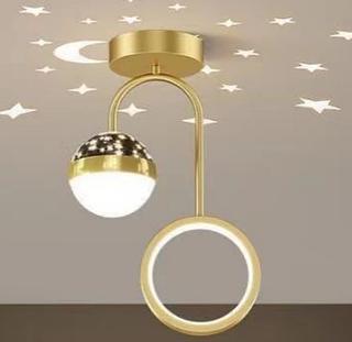 LUSTRE DUAS LUZES DOURADOS CX 20 PÇA