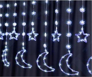 CASCATA LUA ESTRELA BRANCO FRIO CX 40PC