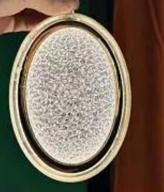 LUSTRE OVAL CRISTAL CX 20 PÇS