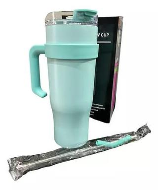 COPO TERMICO COM CANUDO YT-888 (PODENDO SER UTILIZADO PARA GRAVAÇÕES)