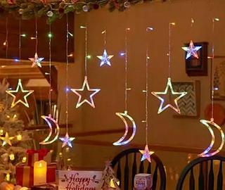 CASCATA LED LUA COLORIDO CX 30 PCS