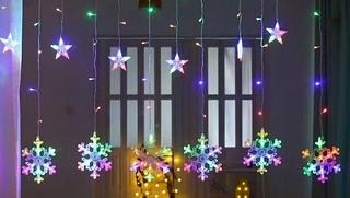 CASCATA FLOCO NEVE BRANCO QUENTE CX 30 PCS